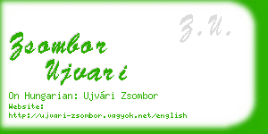 zsombor ujvari business card