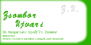 zsombor ujvari business card